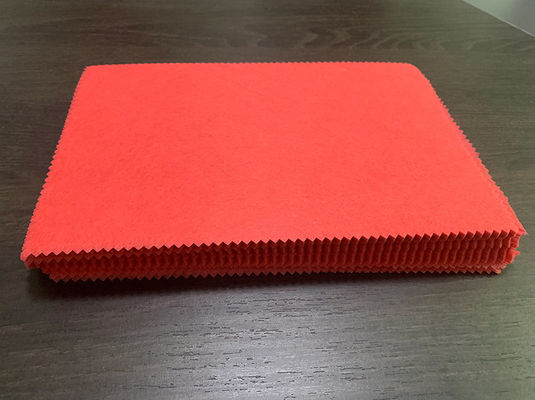 40g Polyester Spunlaced Non-Woven Fabric Gray GRS For Artificial Leather Substrate