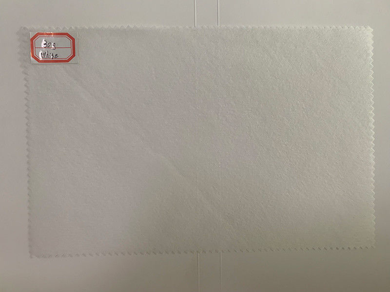 50g White Viscose And Polyester Spunlace Nonwoven Fabric For Cotton Tissue, Pads, Wet Wipes