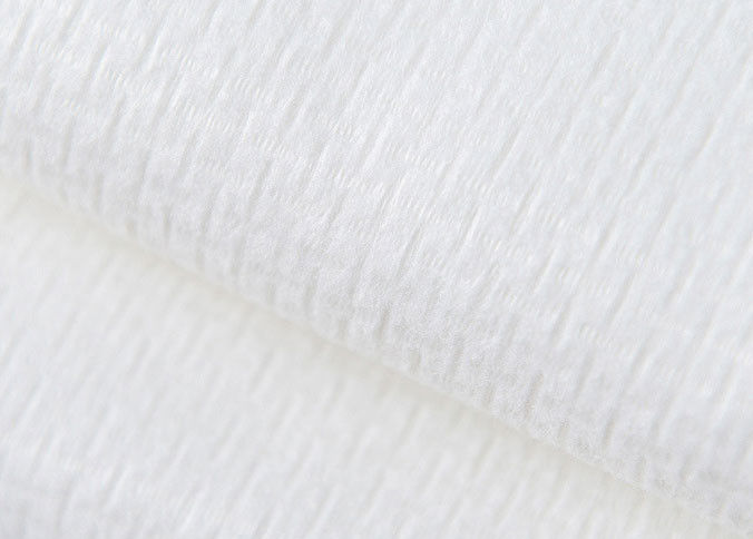 110g White EF Grain Polyester Viscose Cross Spunlaced Non-Woven Cotton Tissue, Wet Wips